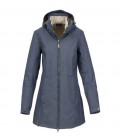 ZARIE CASUAL SOFT SHELL PARKA  DENIM BLUE