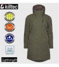 ALISI FUNCTIONEEL DAMES LICHTGEWICHT PARKA WATERDICHT ADEMEND OLIVE