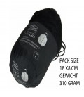 LICHTGEWICHT  PACKAWAY ADEMENDE REGENJACK  ZWART STOW&GO