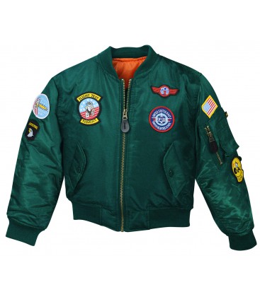 SEPTEMBER WEER OP VOORRAAD KINDER FLIGHTJACKET NYLON