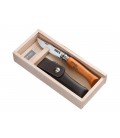 GIFT BOX ZAKMES  OPNINEL NO 8 CLASSIC ,RVS/HOUT ,VROBLOK,KISTJE