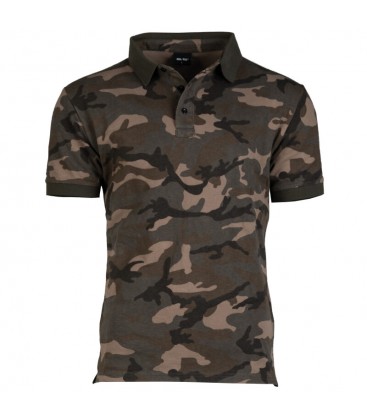 POLO SHIRT  PREWASH PIQUE WOODLAND