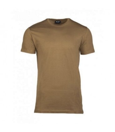 T SHIRT US STYLE COYOTE BROWN