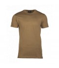 T SHIRT US STYLE COYOTE BROWN