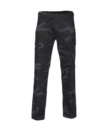 US RANGER BDU BROEK STRAIGHT CUT BLACK CAMO