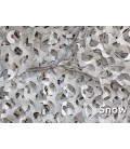 CAMOUFLAGE NET/SCHADUW NET SNOW MET GAAS 3 X 3 M