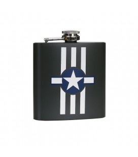 6 OZ FLASK USAF INVASION STRIPES