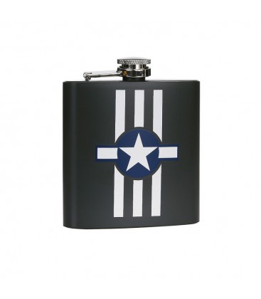 6 OZ FLASK USAF INVASION STRIPES