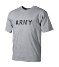 ARMY T SHIRT GREY korte mouw